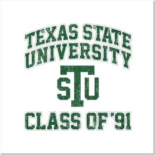 Texas State Class of 91 - Necessary Roughness (Variant) Posters and Art